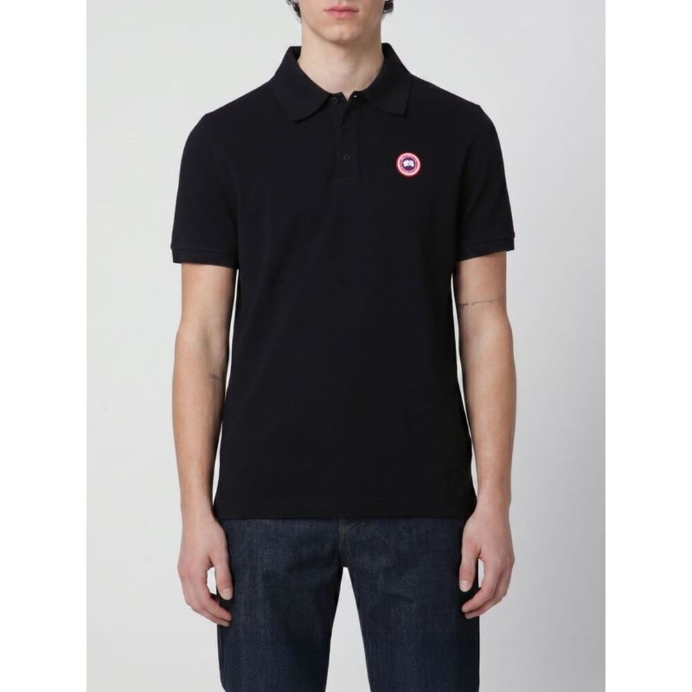 Canada Goose Polo Shirt Men Black